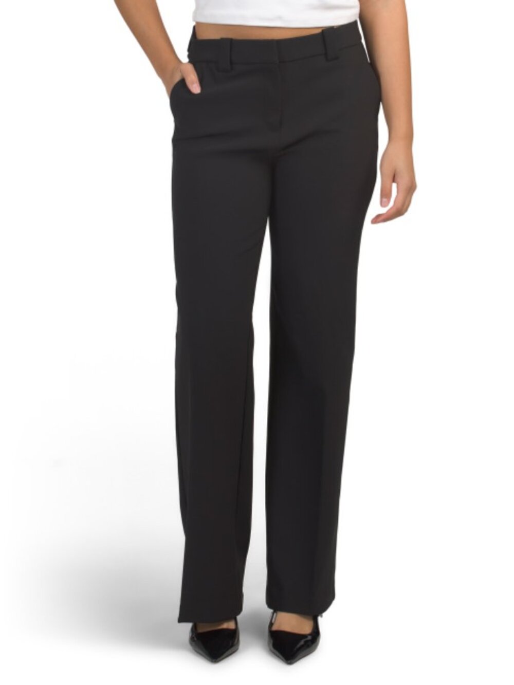 RACHEL ZOE Tailored Fit Flare Leg Pants